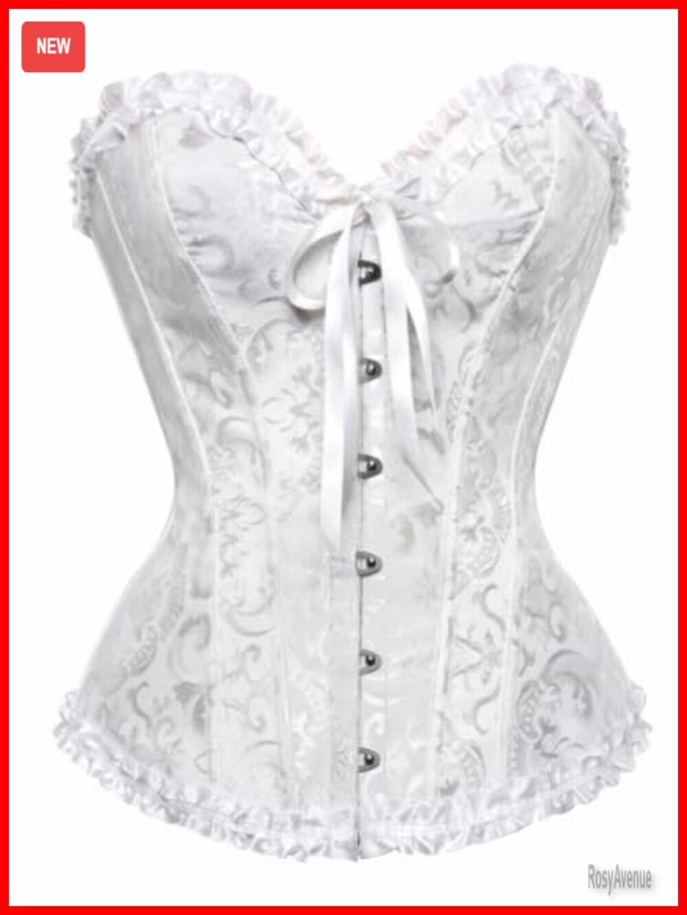 Renaissance Lace Up Overbust Corset Corset Top Polyester Spandex Bustier
